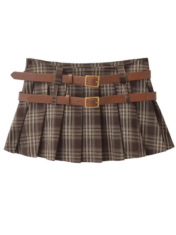 cutiekill-double-belt-academia-plaid-mini-skirt-om0395-8